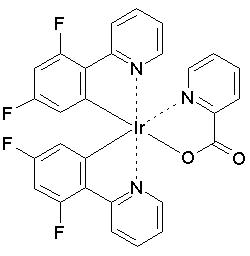 CAS No. 376367-93-0   双(4,6-二氟苯基吡啶-N,C2)吡啶甲酸合铱; FIrpic;   